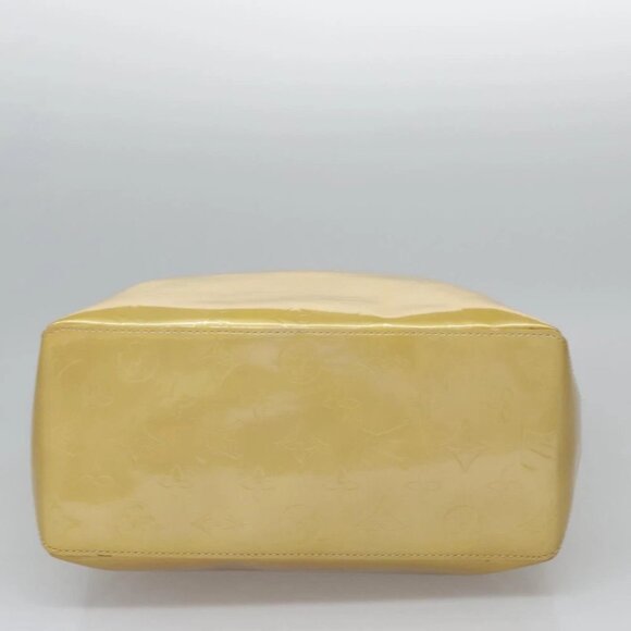 LOUIS VUITTON Monogram Vernis Reade MM Hand Bag Beige M91141 LV Auth ep7589 - Picture 9 of 14